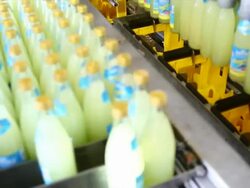 HD Soft drink bottling line Stock Footage