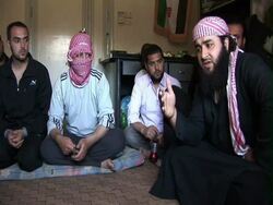 Free Syrian Army in Buwaida Stock Footage