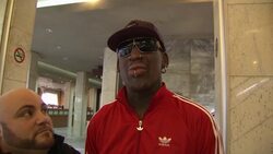 Rodman prepares for match marking Kim's birthday, scenes in capital News Clip