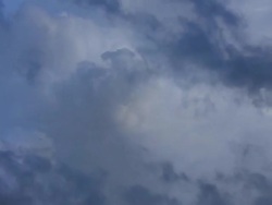 moving clouds and blue sky Stock Footage