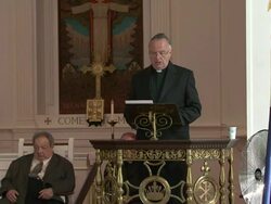 U.S. Army Soldiers Attend Interfaith Service Stock Footage