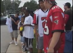 The Atlanta Falcons begin trainingcamp in Flowery Branch today without embattled quarterback MichaelVick. He is scheduled to be in Richmond, Virginia, where he is scheduled to be arraigned on federal charges that he sponsored a dogfighting operation.  The AP's Jason Bronis reports. Instructional Video