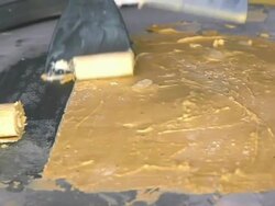 Cooking of Fried Ice-cream Stock Footage