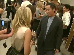 Vogue & Rachel Bilson Host Anniversary Party for 3.1 Phillip Lim Store Stock Footage