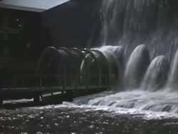 1939 World's Fair - Electrical Utilities Pavilion Stock Footage