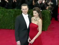 Lake Bell, Scott Campbell at 'Charles James: Beyond Fashion' Costume Institute Gala - Arrivals Stock Footage