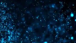 Blue Organic Particles (Loopable) Stock Footage