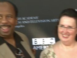 Leslie David Baker and Phyllis Smith at the 9th Annual BAFTA Los Angeles TV Tea Party at Beverly Hills CA. (Footage by WireImage Video/Getty Images Entertainment Video) Stock Footage