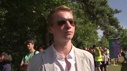 An American Tourist On The Experience of Wimbledon Tennis Tournament News Clip