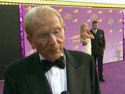 INTERVIEW: Alfred Mann on how the event has grown over the years, what tonight represents for his foundation, why his foundation decided  Stock Footage