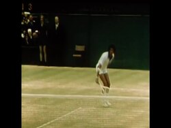 SYND 5 7 75 ASHE BEATS CONNORS IN THE MEN'S WIMBLEDON FINAL News Clip