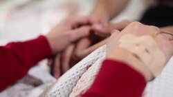 serum with hands Stock Footage