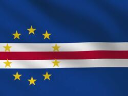 Cape Verde Flag Stock Footage