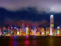 Hong Kong Harbor Stock Footage