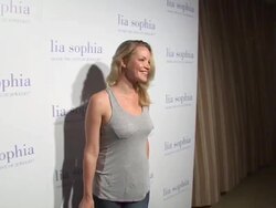 Ashley Scott at the lia sophia previews the lanaya II collection at West Hollywood CA. (Footage by WireImage Video/GettyImages) Stock Footage