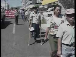 EL SALVADOR: PEASANTS MARCH TO DEMAND GOVERNMENT FORGIVES DEBT News Clip