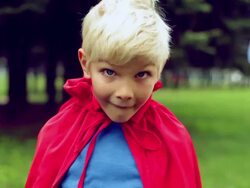 Little boy doing funny mines. Stock Footage