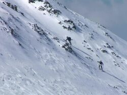 HD: Skiers Stock Footage
