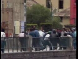 BOLIVIA: LA PAZ: LABOUR UNION WORKERS AND POLICE CLASH News Clip