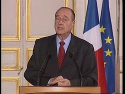 Chirac and Ahern comments on Yassin, terrorism News Clip