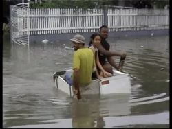 Floods force thousands to evacuate News Clip