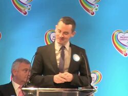 SPEECH: John Hume Stock Footage