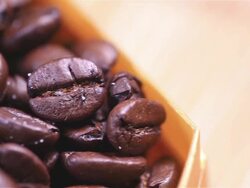 HD Dolly:coffee beans Stock Footage