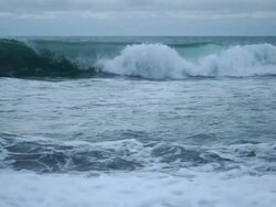 SLOW MOTION: Ocean Waves Stock Footage