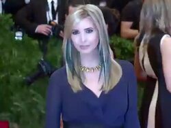 Ivanka Trump at "PUNK: Chaos To Couture" Costume Institute Gala Stock Footage