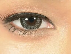 Close Up Open Eye Macro Shot Stock Footage