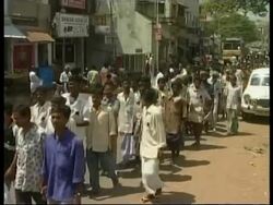 Surviving children to move in other schools, Gandhi visits News Clip