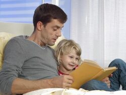 HD DOLLY: Little Girl Visiting Father In The Hospital Stock Footage