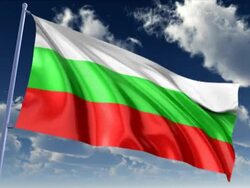 Bulgarian Flag Stock Footage