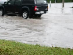 Driving on Water. Stock Footage