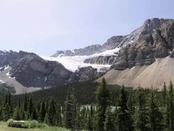 Peyto Glacier, Banff National Park, Canada Stock Footage