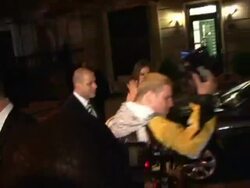 Sofia Vergara at the Costume Institute Gala at the Metropolitan Museum of Art after Party in New York 05/02/11 (Footage by WireImage Video/GettyImages) Stock Footage