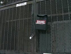 Failed businesses line decaying New Orleans street Stock Footage