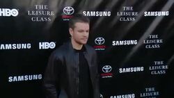 Matt Damon at Matt Damon, Ben Affleck, Adaptive Studios And HBO Present The Project Greenlight Season 4 Winning Film 'The Leisure Class' Stock Footage