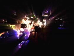 Bursting shape Stock Footage