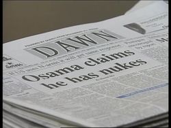 Includes interview with newspaper editor News Clip