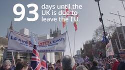 Countdown to Brexit: 93 days until Britain leaves the EU News Clip