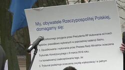 CLEAN : Protests as Poland rejects constitutional court ruling News Clip