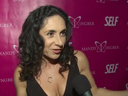 SELF Magazine & Jennifer Aniston Celebrate Mandy Ingber's Yogalosophy DVD Stock Footage