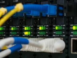 HUB Cable Network Close-up Stock Footage