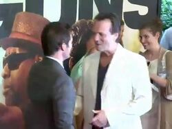 James Marsden and Bill Paxton at "2 Guns" New York Premiere Stock Footage