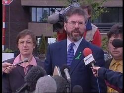 UK: BELFAST: N. IRELAND PEACE PROCESS TALKS UPDATE News Clip