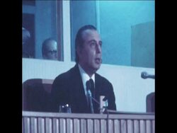 SYND 4 9 77 NEW PRESIDENT SPYROS KYPRIANOU IN PARLIAMENT Instructional Video