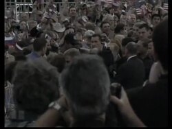 WRAP President arrives in Waco to fly to ranch News Clip