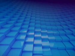 Looping Blue Blocks Stock Footage