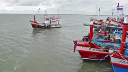 HD:Fishing Boats on the sea Stock Footage